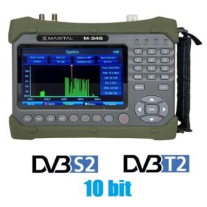 Misuratore di Campo con Analizzatore di Spettro Combo DVB-T2 e DVB-S2 10 BIT
